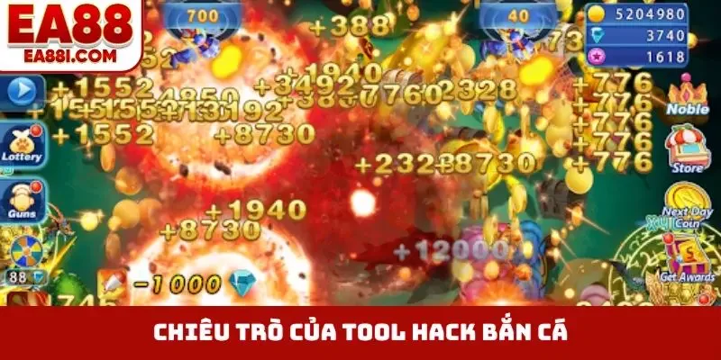 Chiêu trò của tool hack bắn cá