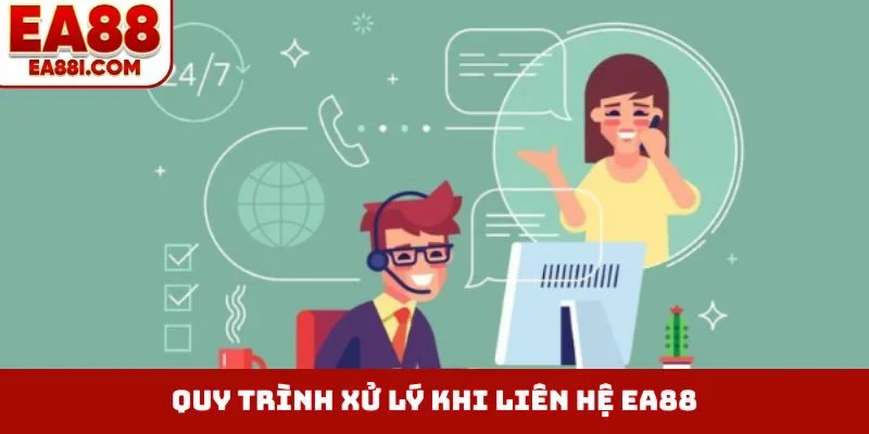 Quy trình xử lý khi liên hệ EA88