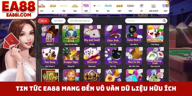 Tin tức EA88 mang đến vô vàn dữ liệu hữu ích